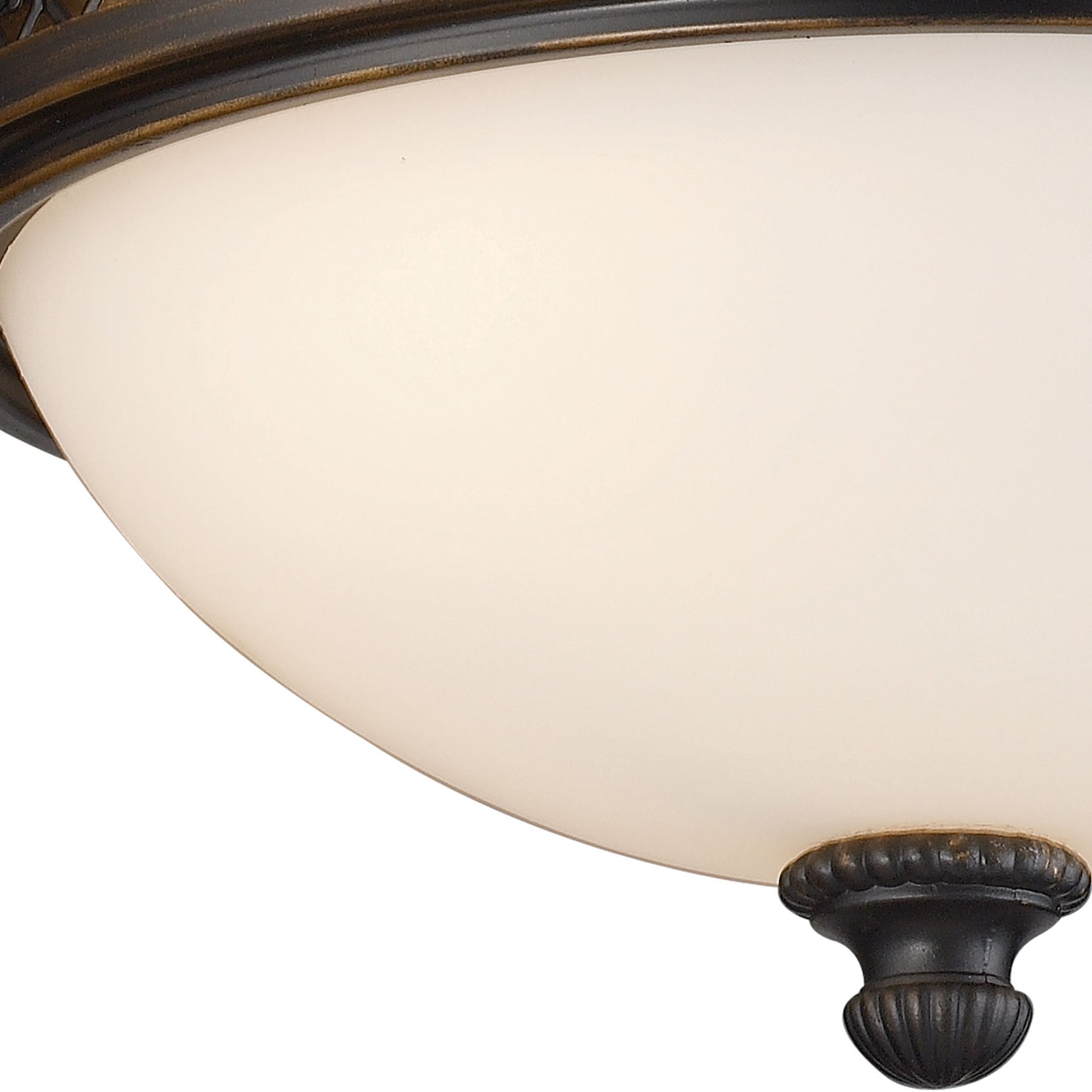 Georgia 13'' Wide 2-Light Flush Mount - Deep Rust