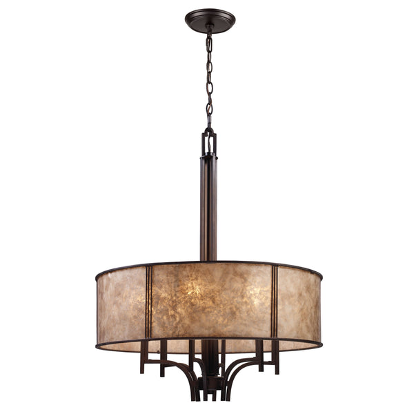Barringer 24'' Wide 6-Light Chandelier - Aged Bronze