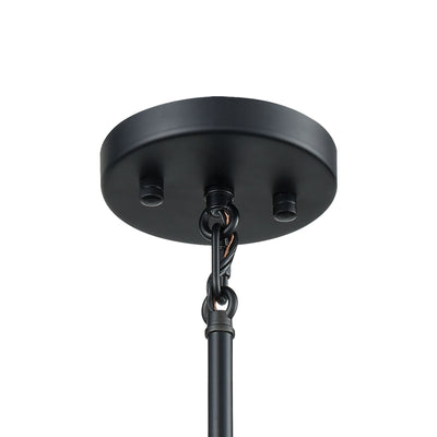 Boudreaux 23'' Wide 5-Light Chandelier - Matte Black with Antique Gold