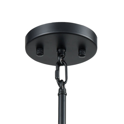 Boudreaux 30'' Wide 9-Light Chandelier - Matte Black with Antique Gold