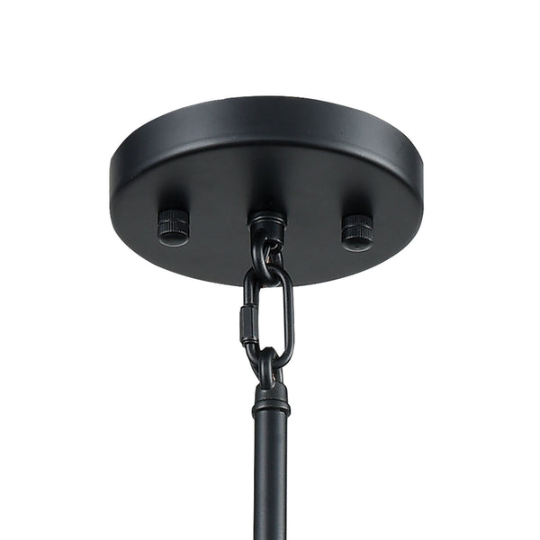 Boudreaux 30'' Wide 9-Light Chandelier - Matte Black with Antique Gold