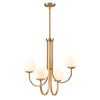 Caroline 26'' Wide 4-Light Chandelier - Brushed Gold
