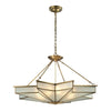 Decostar 43'' Wide 8-Light Chandelier - Brushed Brass