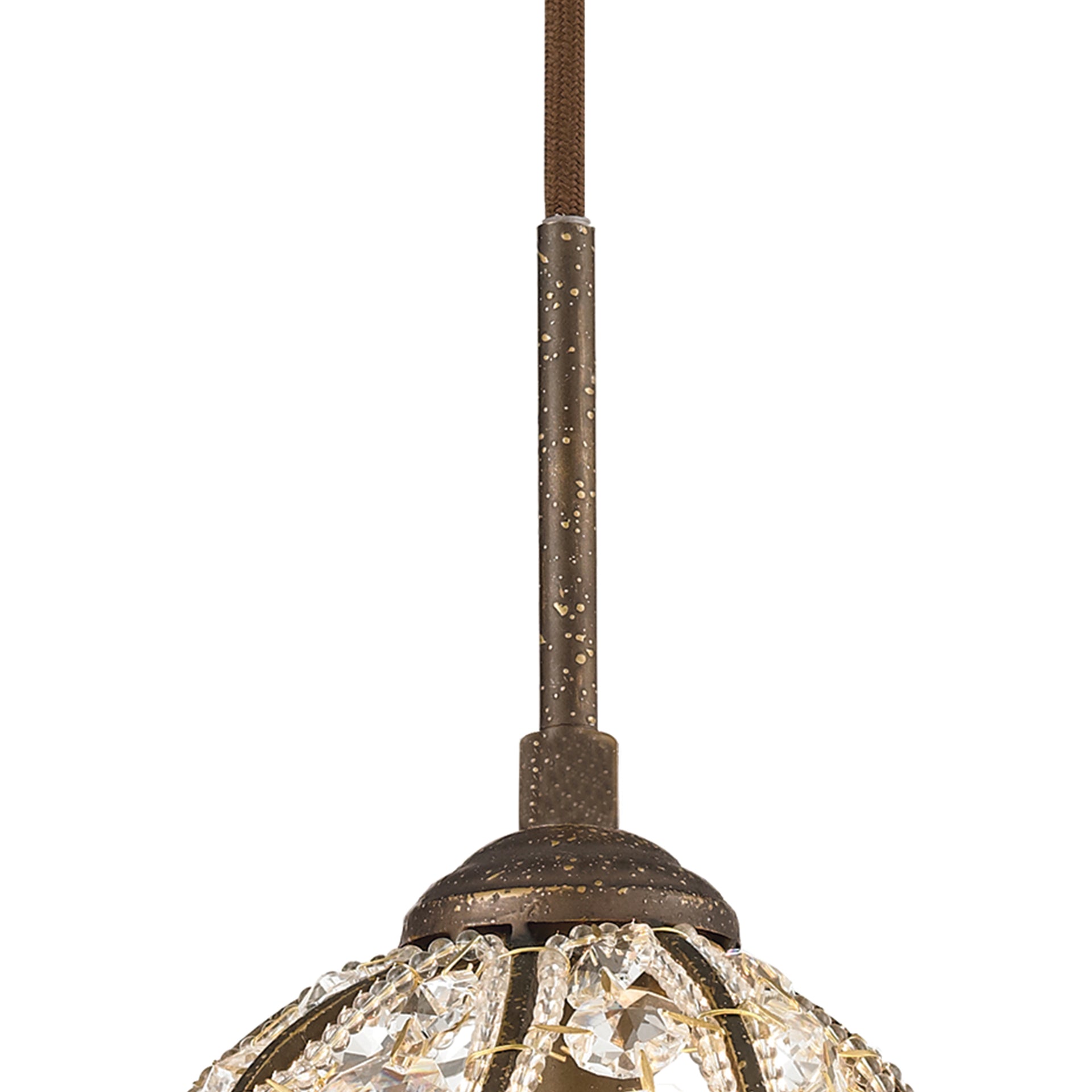 Elizabethan 6'' Wide 1-Light Mini Pendant - Dark Bronze