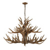 Elk 39'' Wide 12-Light Chandelier - Wood Tone