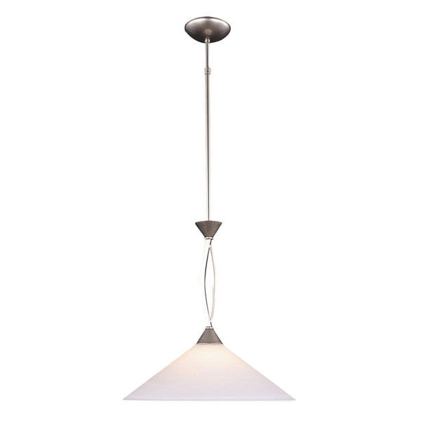 Elysburg 16'' Wide 1-Light Pendant - Satin Nickel
