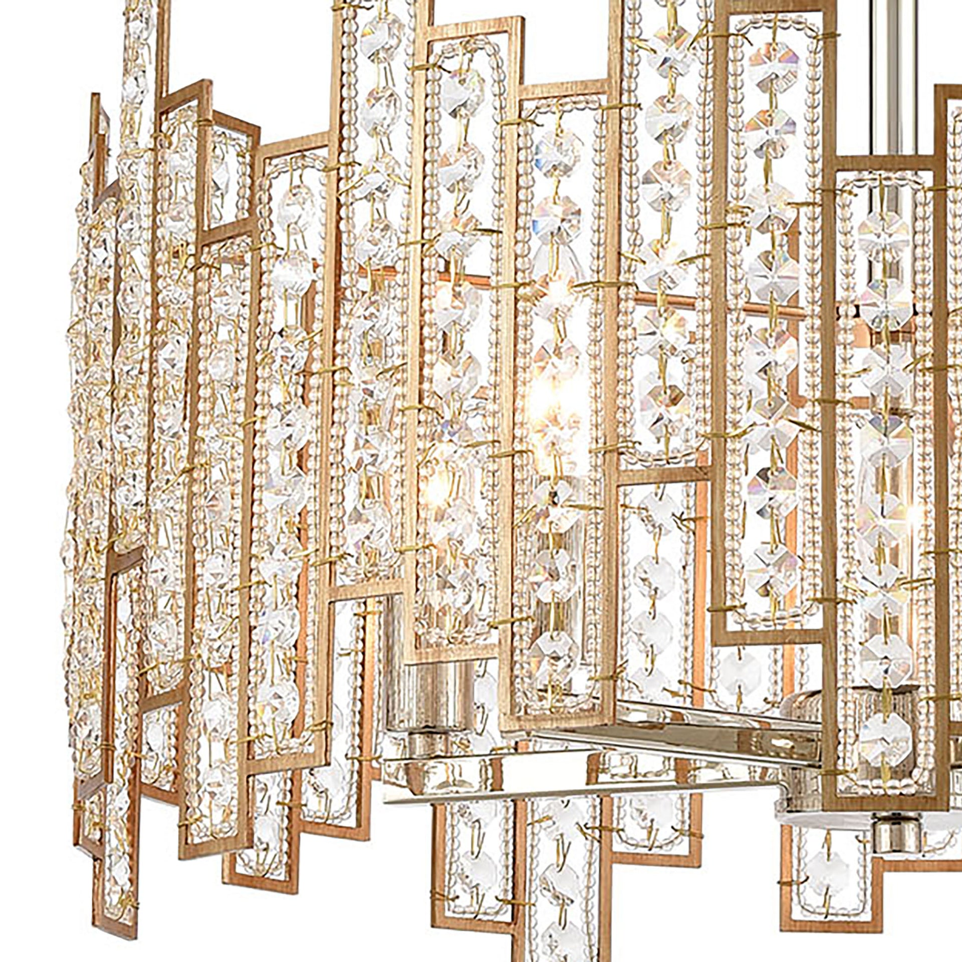 Equilibrium 19'' Wide 5-Light Chandelier - Matte Gold
