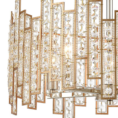 Equilibrium 19'' Wide 5-Light Chandelier - Matte Gold