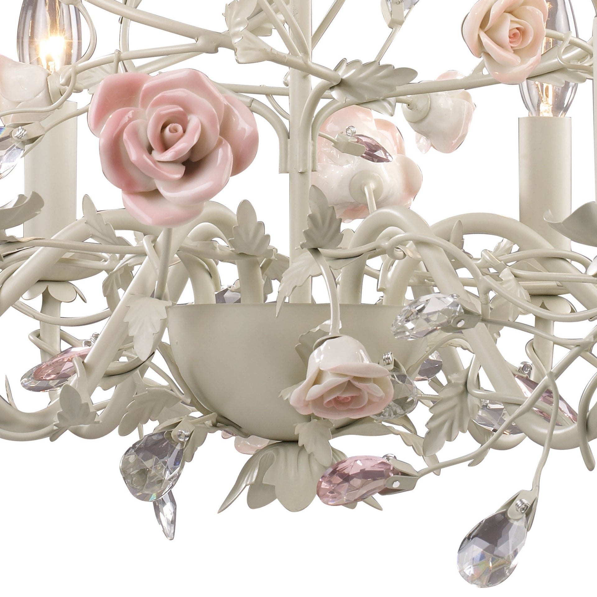 Heritage 22'' Wide 6-Light Chandelier - Cream