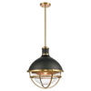 Jenna 16'' Wide 1-Light Pendant - Matte Black