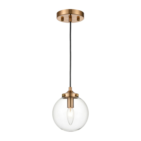 Kendall 6'' Wide 1-Light Mini Pendant - Brass