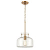 Lola 11'' Wide 1-Light Mini Pendant - Satin Brass - Satin Brass