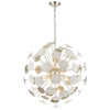 Modish 28'' Wide 8-Light Chandelier - Matte White