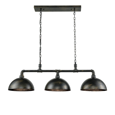 Mulvaney 49'' Wide 3-Light Linear Chandelier - Black