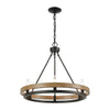 Ramsey 24'' Wide 6-Light Chandelier - Matte Black