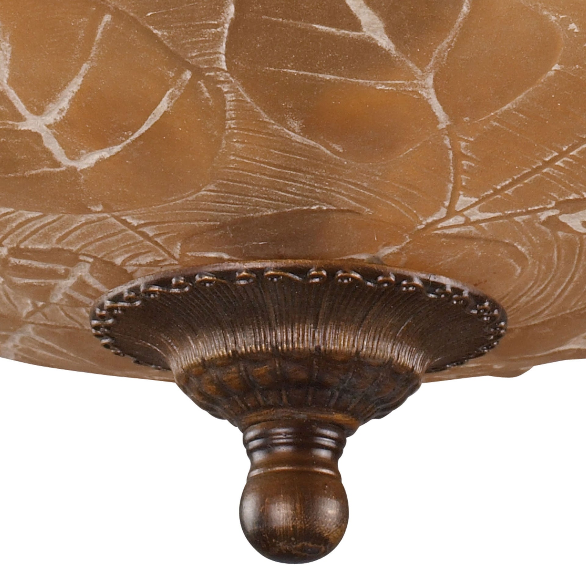 Restoration 16'' Wide 3-Light Semi Flush Mount - Antique Golden Bronze