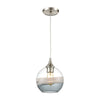 Sutter Creek 8'' Wide 1-Light Mini Pendant - Satin Nickel