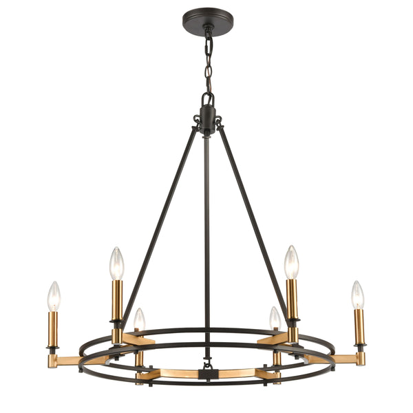Talia 29'' Wide 6-Light Chandelier - Oil Rubbed Bronze