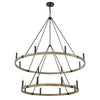 Transitions 56'' Wide 16-Light Chandelier - Oil Rubbed Bronze