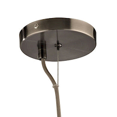 Urban Form 12'' Wide 1-Light Mini Pendant - Black Nickel