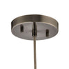 Urban Form 6'' Wide 1-Light Mini Pendant - Black Nickel - Gray