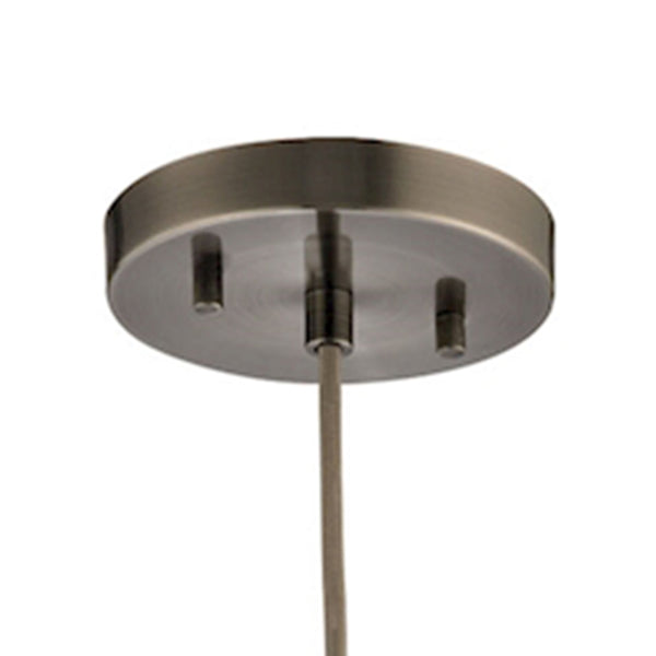 Urban Form 6'' Wide 1-Light Mini Pendant - Black Nickel
