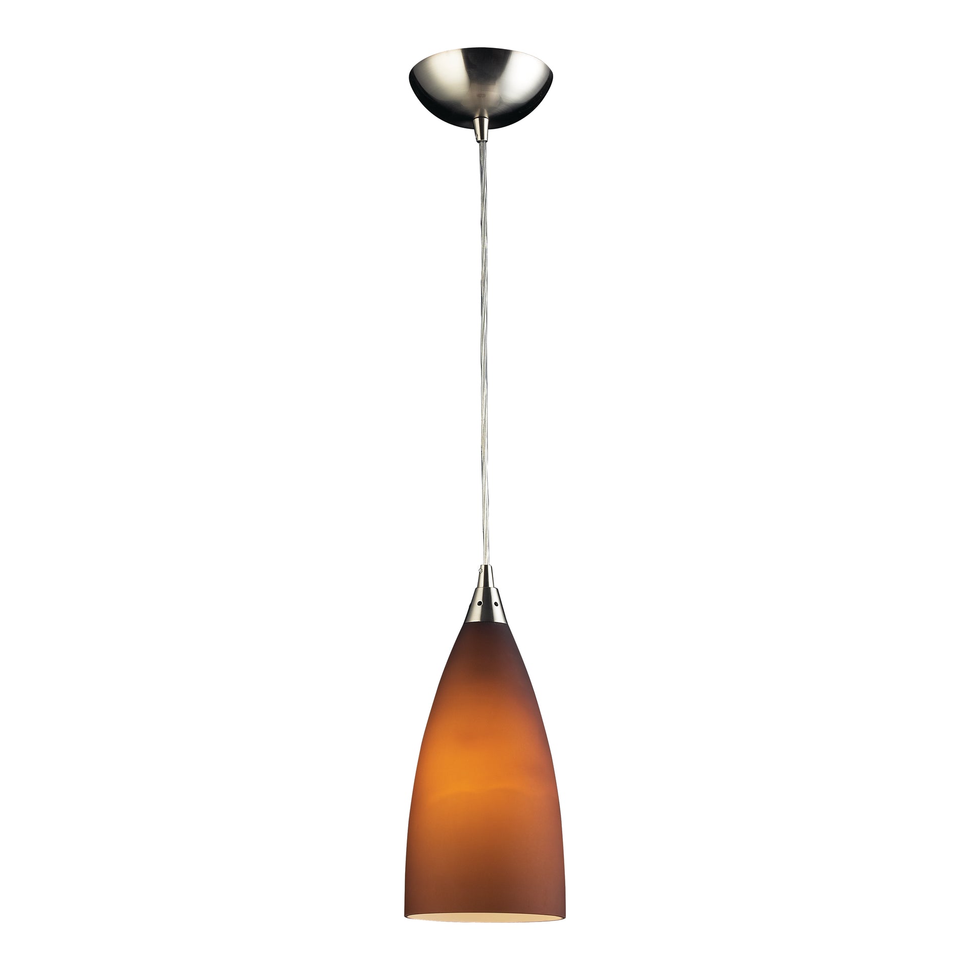 Vesta 5'' Wide 1-Light Mini Pendant - Satin Nickel