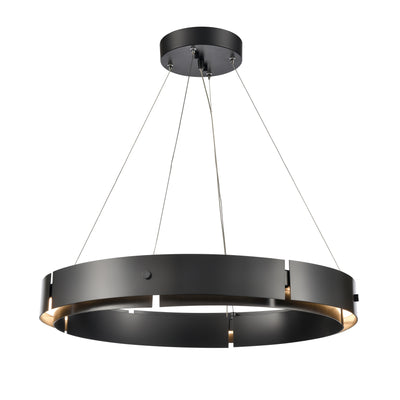 Fogelberg 26'' Wide Integrated LED Pendant - Matte Black