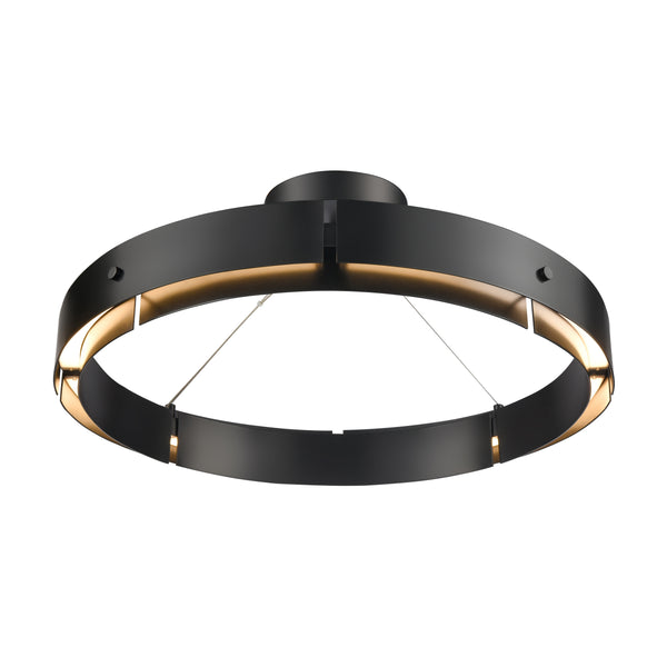 Fogelberg 26'' Wide Integrated LED Pendant - Matte Black