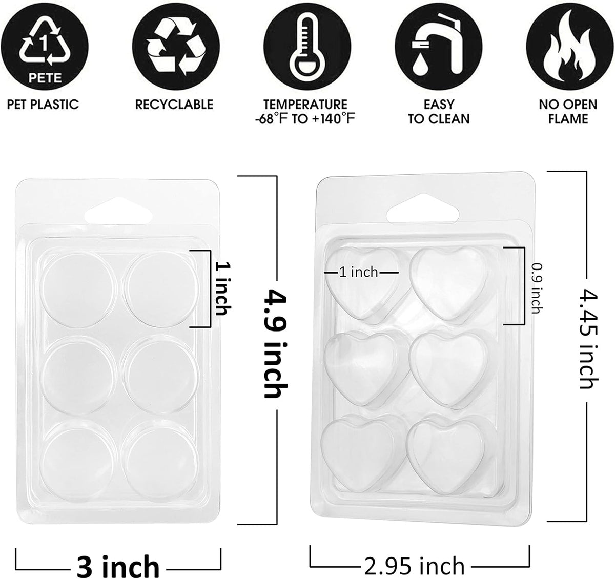 Clamshell Wax Melts – Spring & Summer | Fresh, Fruity & Floral Scents