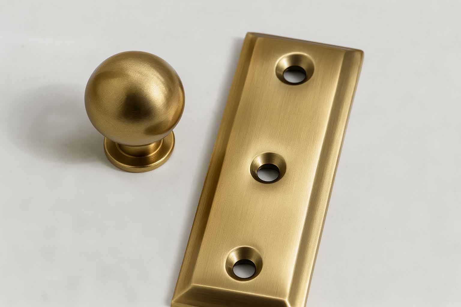 Classic Cabinet Pulls with Backplate - Antique Brass
