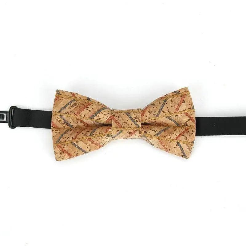 Classic Children Striped Elegant New Bow Tie Cute Kids Design Boys Brown Color Printed Bowties
