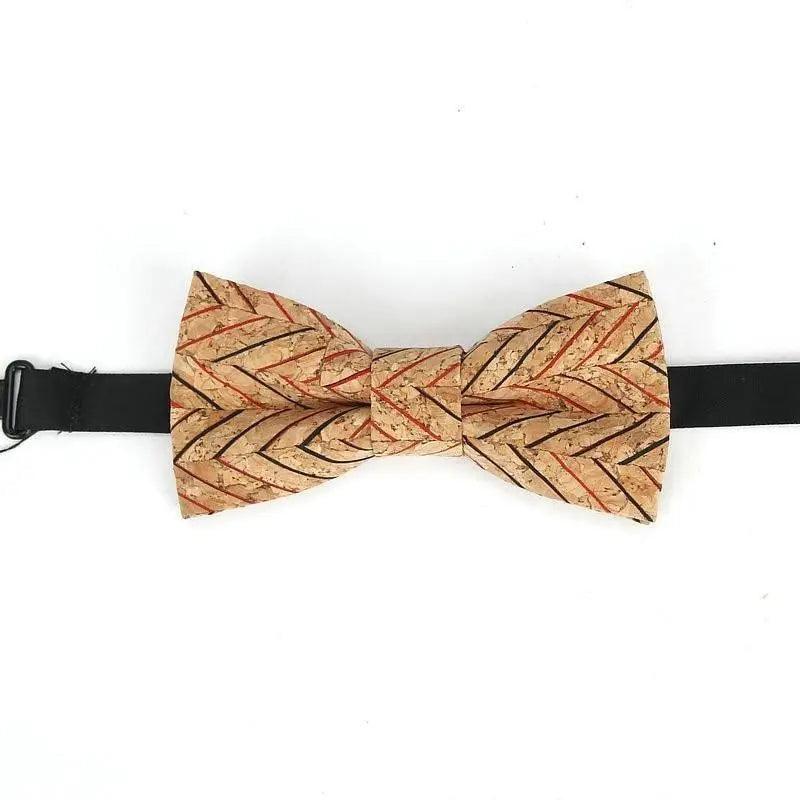 Classic Children Striped Elegant New Bow Tie Cute Kids Design Boys Brown Color Printed Bowties
