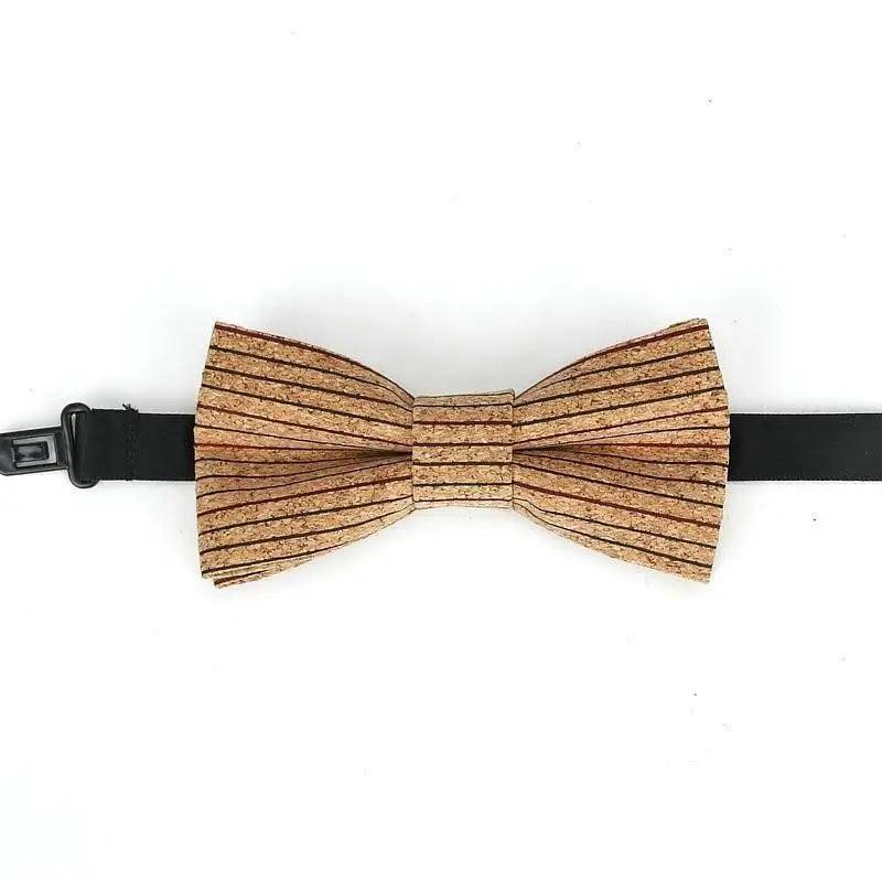 Classic Children Striped Elegant New Bow Tie Cute Kids Design Boys Brown Color Printed Bowties
