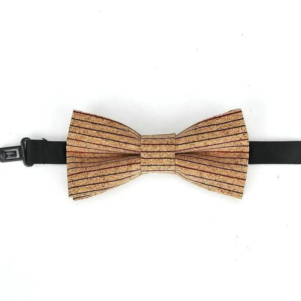 Classic Children Striped Elegant New Bow Tie Cute Kids Design Boys Brown Color Printed Bowties
