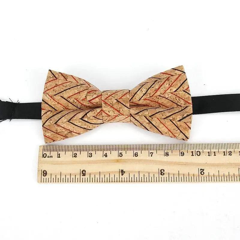Classic Children Striped Elegant New Bow Tie Cute Kids Design Boys Brown Color Printed Bowties