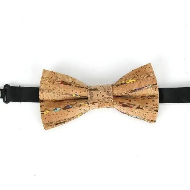 Classic Children Striped Elegant New Bow Tie Cute Kids Design Boys Brown Color Printed Bowties