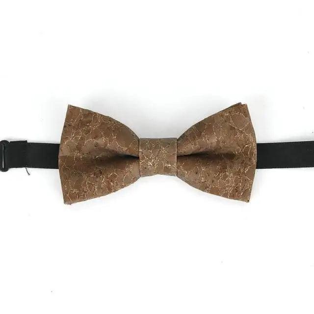 Classic Children Striped Elegant New Bow Tie Cute Kids Design Boys Brown Color Printed Bowties