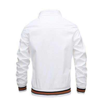 Classic Fashion Men’s Windbreaker Jackets Casual Jacket Men Outdoor Sports Spring Autumn Solid Color Jacket Stylish Jackets Men Jacket Lightweight Casual Slim Fit Jacket