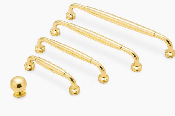 Classic Cabinet Pulls - Unlacquered Brass Polished