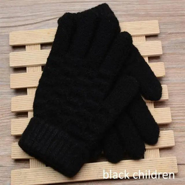 Classic Knitted Fingerless Winter  Unisex Outdoor Gloves For Men Women Retro Soft Unisex Stretch Elastic Warm Half Finger Cycling Gloves