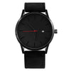 Classic Leather Timepiece - Black