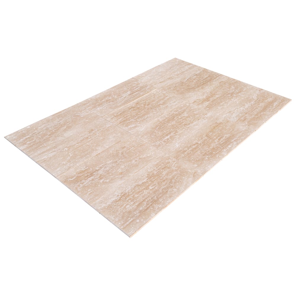 Classic Light Vein-cut Travertine Floor and Wall Tile 12