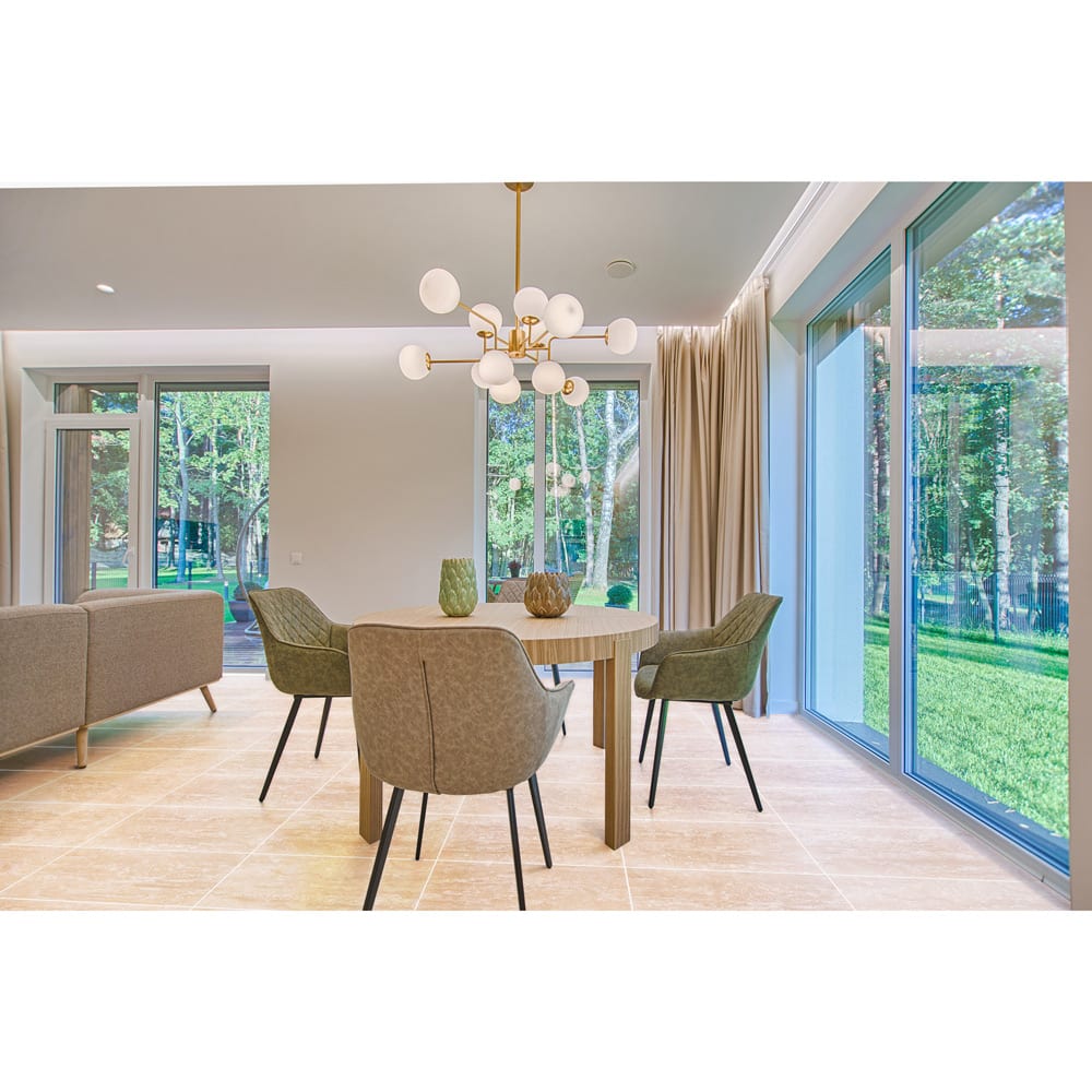 Classic Light Vein-cut Travertine Floor and Wall Tile 12