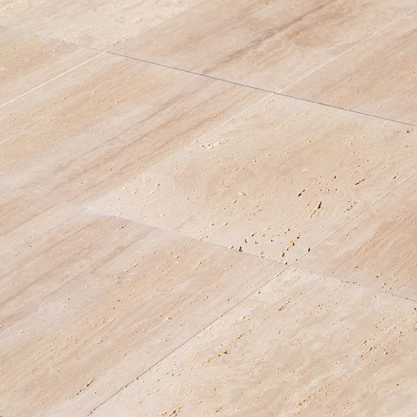 Classic Light Vein-cut Travertine Floor and Wall Tile 12