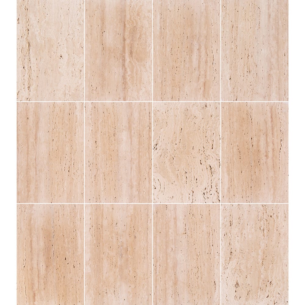 Classic Light Vein-cut Travertine Floor and Wall Tile 12