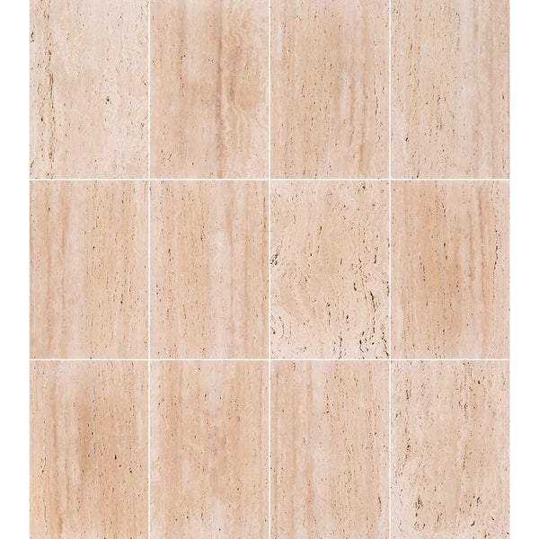 Classic Light Vein-cut Travertine Floor and Wall Tile 12