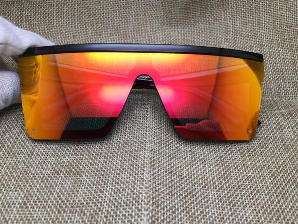 Classic Male Big Black Sunglasses For Men & Women New Fashionable Design New Mirror Pink Square  Oversize Square Sunglasses for Women Men