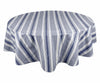 Striped Round Tablecloth - Navy