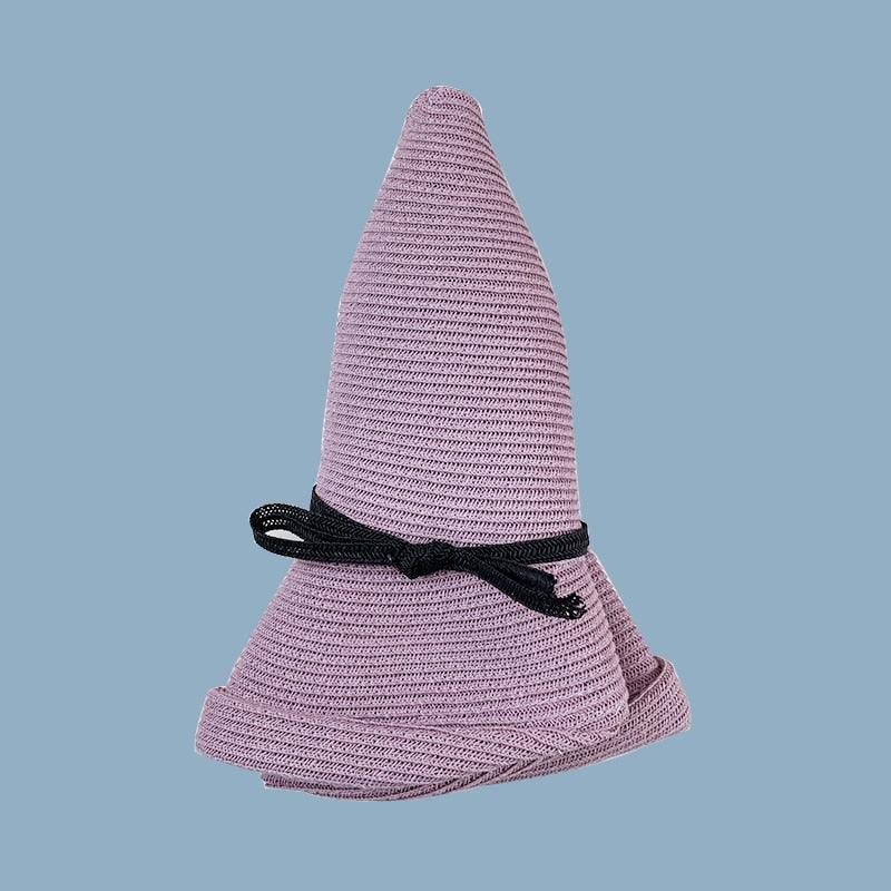 Classic Style Straw Hat Women Foldable Traveling Summer Women's Big Sun Hat Vintage Design Wide Side Straw Hat Female Summer Beach Hat Holiday Party Cap 56-58CM
